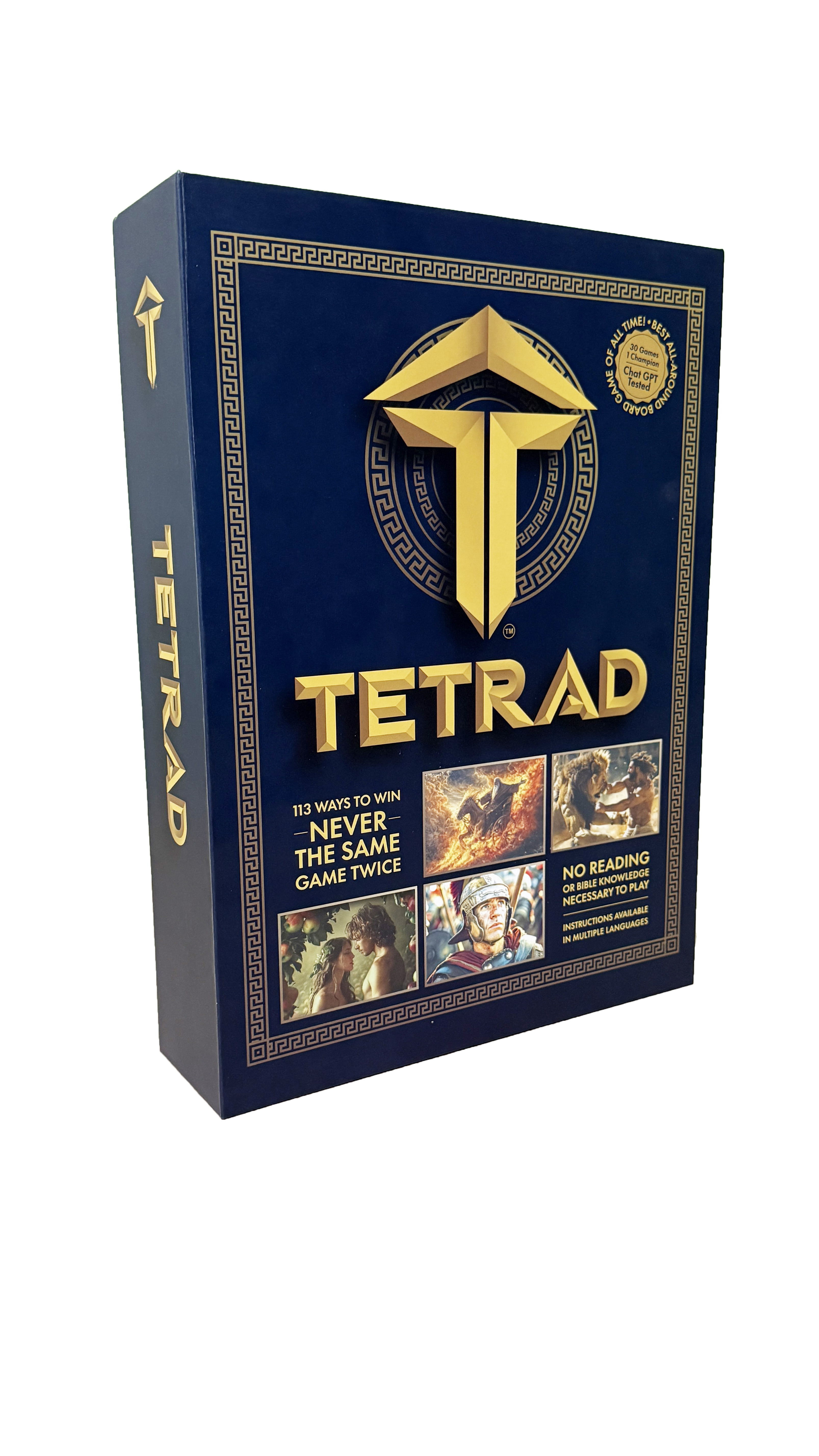 TETRAD board game — 113 ways to win, never the same game twice
